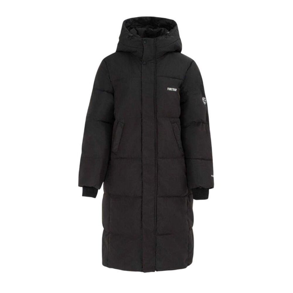 Firetrap Womens/Ladies Long Padded Jacket / Black